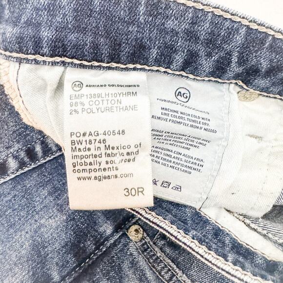 AG The Legging Ankle Super Skinny Ankle Dark Wash Denim Jeans Size 30 - Picture 6 of 9